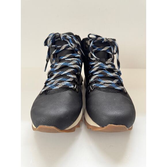 MERRELL 7.5 Black Waterproof Leather Hiking Boots - Picture 3 of 11